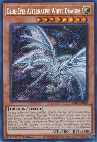 Blue-Eyes Alternative White Dragon (Secret Rare) [RA02-EN010] Secret Rare