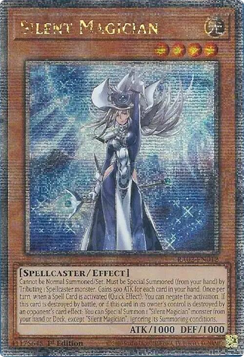 Silent Magician (Quarter Century Secret Rare) [RA02-EN012] Quarter Century Secret Rare