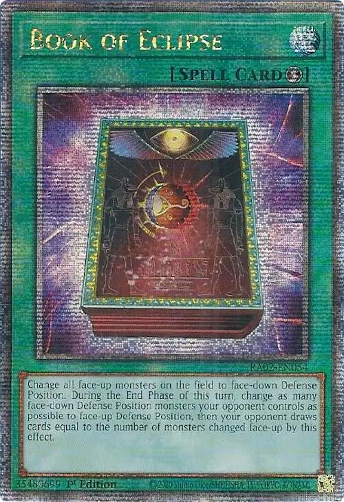 Book of Eclipse (Quarter Century Secret Rare) [RA02-EN054] Quarter Century Secret Rare