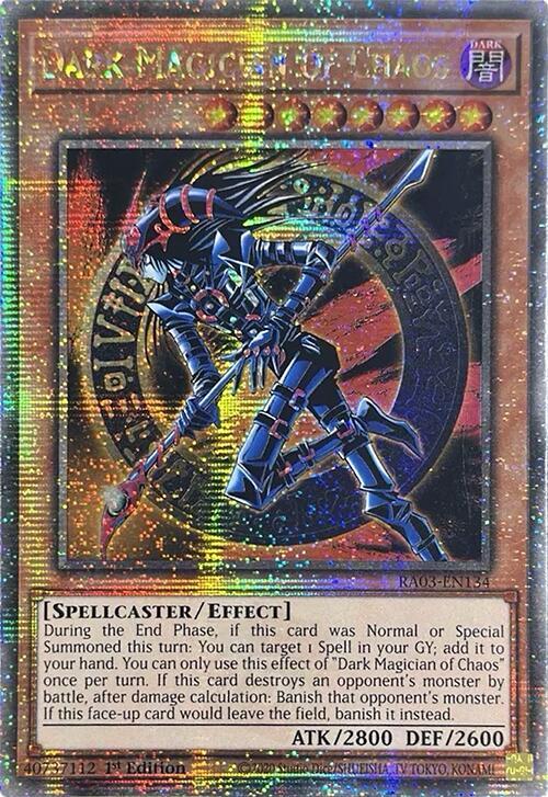 Dark Magician of Chaos (Quarter Century Secret Rare) [RA03-EN134] Quarter Century Secret Rare