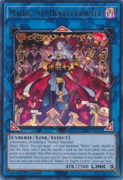 Maliss Q Hearts Crypter [CRBR-EN020] Ultra Rare