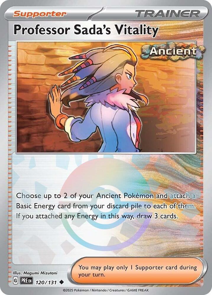 Professor Sada's Vitality (120/131) (Poke Ball Pattern) [Scarlet & Violet: Prismatic Evolutions]