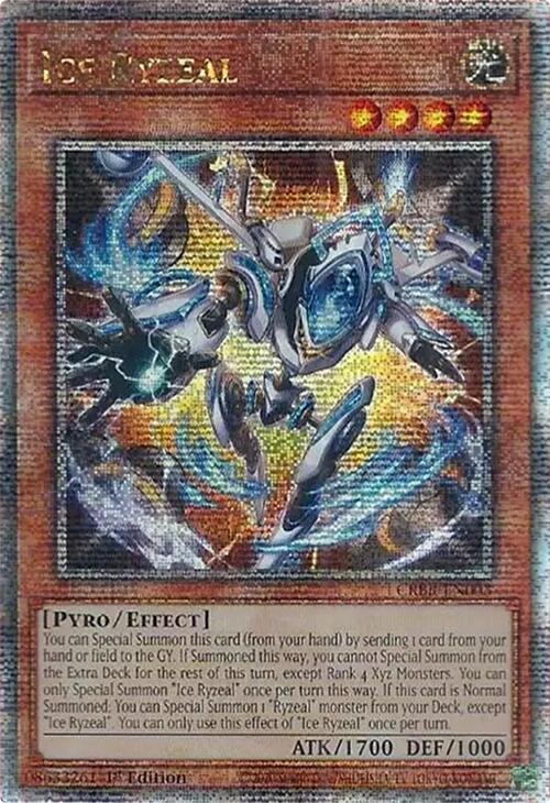 Ice Ryzeal (Quarter Century Secret Rare) [CRBR-EN003] Quarter Century Secret Rare